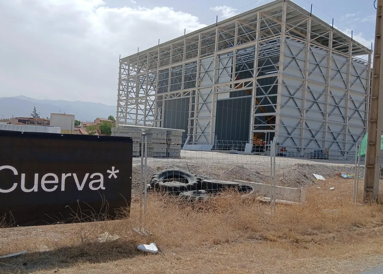 flight simulator under construction