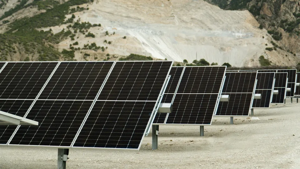 solar panel in durcal solar photovoltaic plant
