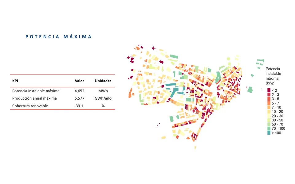 maximum installed power map