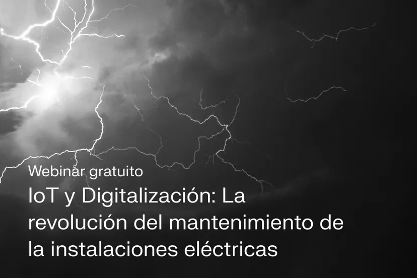 Webinar mantenimiento electrico IoT y Digitalización