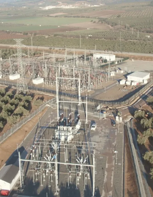 Subestación Eléctrica Íllora (Granada)  Conexión a Red Eléctrica de España