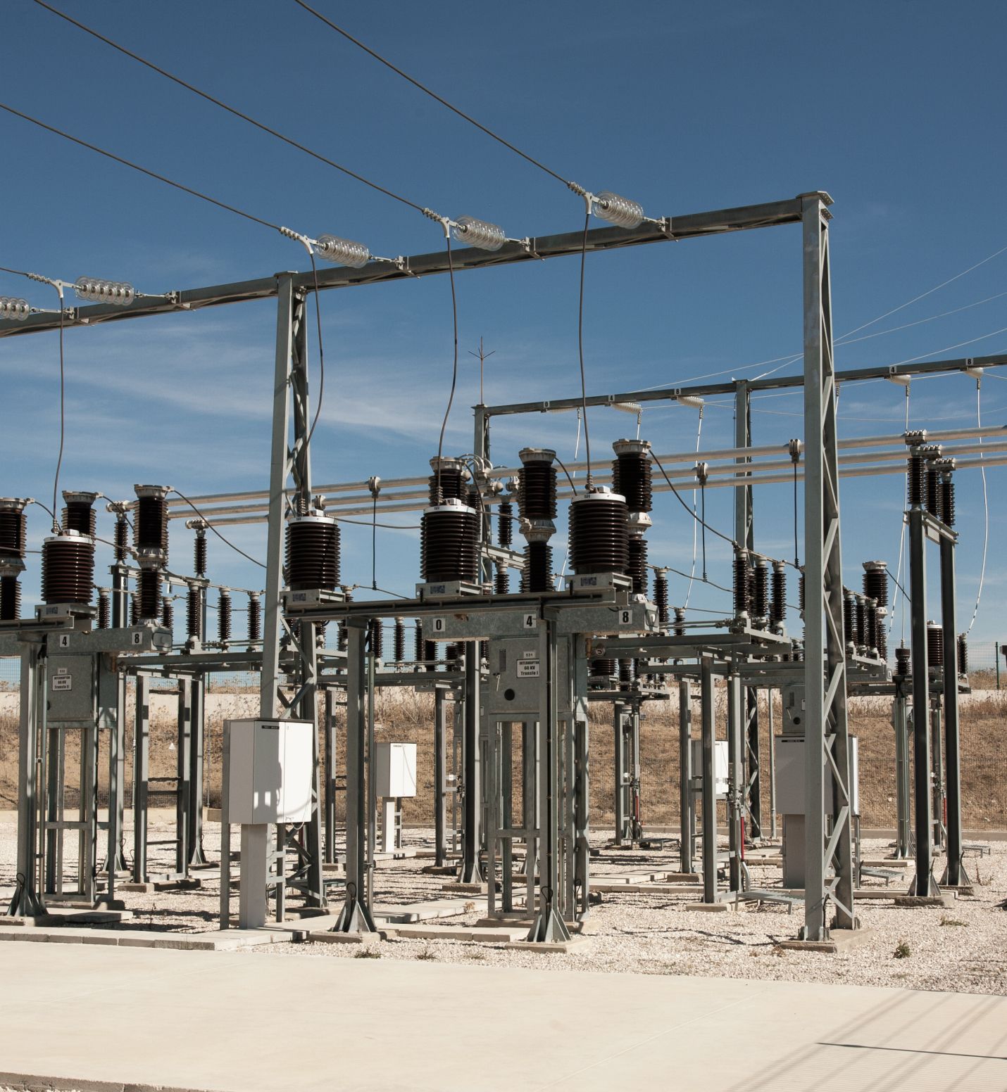 Substation with Red Eléctrica de España